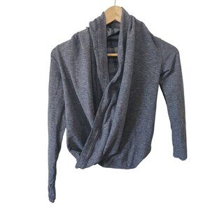 Youth Ivivva Long Sleeve Grey Top Size 7 Wrap Top